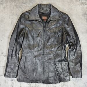 Danier Thermolite Active Insulated Genuine Leather Jacket Woman's Size 4-6 Small